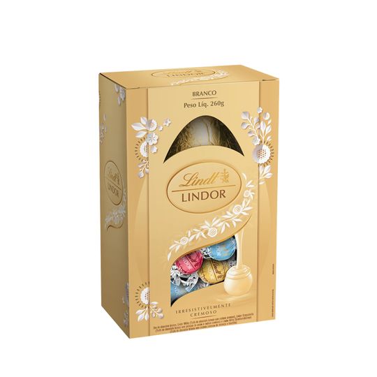 Ovo Lindt LINDOR Branco 260g